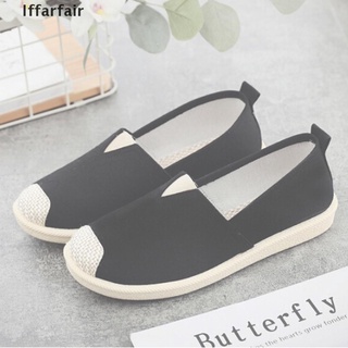 [Iffarfair] Women Casual Cloth shoes Light Loafers Slip-On Flats Shoes . (7)