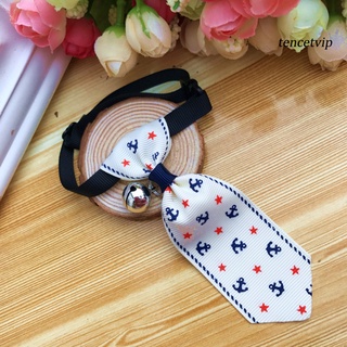 Corbata ajustable De mariposa con colgante De campana Para perros/Gatos (4)