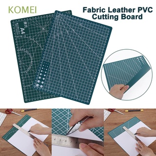 KOMEI - tabla de papel antideslizante (30 x 22 cm, tela, placa de corte, cuero, autocuración, suministros escolares, herramienta de costura, tarjeta A4 líneas de cuadrícula)