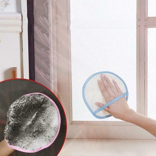 guantes de limpieza de ventanas para quitar polvo cepillo limpiador de tela cortina pantalla hogar malla duster w9j5 (2)