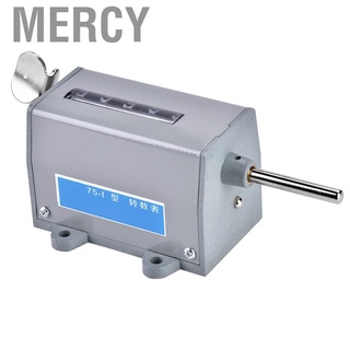 Mercy 75-I 5 dígitos pantalla mecánica Resettable rotatorio revolución contador