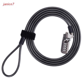 janice7 - bloqueo de cable antirrobo para laptops pc, equipo digital, antirrobo