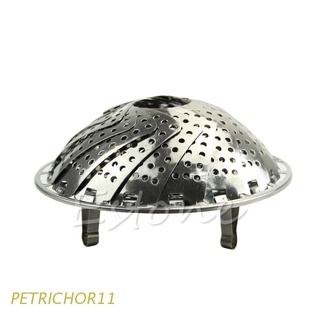 petr - cesta plegable de acero inoxidable para vapor, cocina de malla expandible