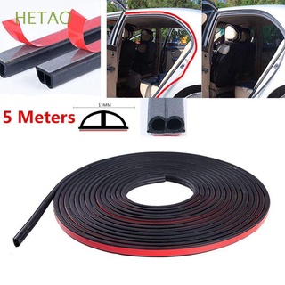 HETAO 5M Util B forma Black Wertherstrip Hollow Auto Seal Strip Caucho Soundproof Práctico Nuevo Puerta de auto