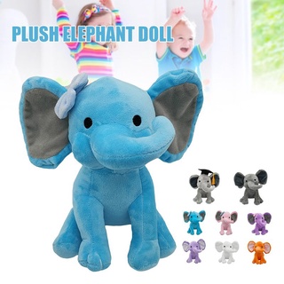 🙌 juguete de peluche anime elefante peluche muñeca suave tiro almohada decoraciones niños niños regalo de cumpleaños regalos 25 cm sLJz