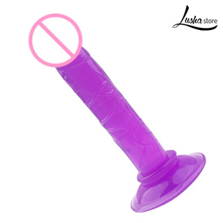 lushastore masturbación femenina suave consolador falso pene vagina punto g masajeador adulto juguete sexual (9)