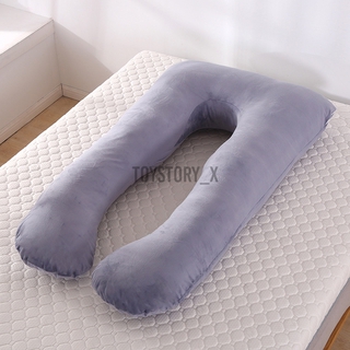 70x130cm forma de U cuerpo completo embarazo almohada maternidad madre dormir cojines dormitorio (3)