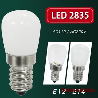 Oemperoutin Mini E14 E12 COB luz LED Blub 2835 SMD lámpara para refrigerador refrigerador congelador