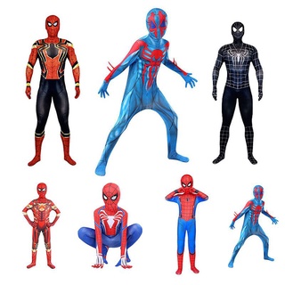 Nuevo Spiderman No Way Home Cosplay Disfraz Increíble Traje De Hierro Negro Mono Para Niño Adulto