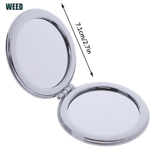 mini espejo de maquillaje de arena portátil plegable compacto espejo de bolsillo (9)