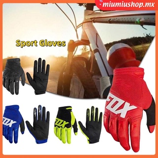 fox gloves/Guantes de motocicleta bicicleta/motocross/equitación/ciclismo todos los dedos para hombres y mujeres (1)