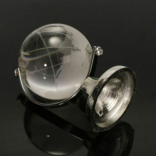 Venta caliente de cristal mapa del mundo transparente bola mesa adornos escritorio decoración O4J8 (8)