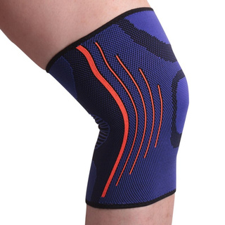 Fitness Running Cycling Knee Support Elastic Nylon Sport Compression Knee Pad Sleeve Joint Pain Relief Knitted Knee Brace