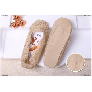 smileofen calcetines de encaje de algodón antideslizantes invisibles/calcetines de corte bajo/calcetines para barco (6)