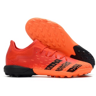 Adidas PREDATOR FREAK .3 LOW All-knit waterproof 21st generation low-top TF Soccer Football Shoes ，Size 39-45