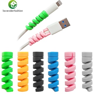 [Spiral Cable Protector Cable Winder Clip] [Phones Charging CableSilicone Cable winder Protective]
