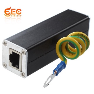 Rj45 enchufe Ethernet red Surge Protector trueno detenido 100MHz