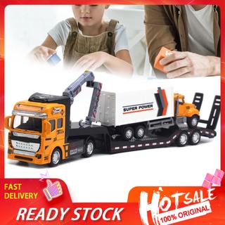 vistoso.mx 1/50 escala de construcción camión modelo remolque camión de basura saneamiento vehículo modelo figura desmontable cabeza para niño