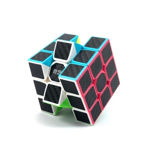 Cubo Rubik 3x3 Qiyi Warrior S Cobra Fibra Carbono
