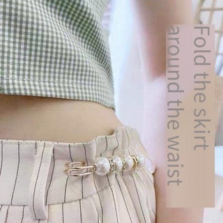 Brooch pants waist reduced artifact, skirt fixed adjustment waist circumference, anti-vacuum pin buckle female