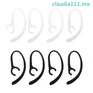 claudia111 1 par de auriculares anti-pérdida suave bluetooth compatible con gancho de oreja clip soporte de auriculares