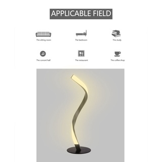 tuya wifi espiral mesita de noche lámpara de mesa colorida decoración serpentina lámpara de mesa control de voz trabajo con alexa google home imitar (5)