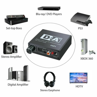[sunyang] Convertidor Digital a análogo De Fibra Coaxial Para Decodificador De audio De 5.1 canales