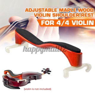 NAOMI Adjustable Maple Wood Violin Shoulder Rest for 4/4 Violin-Kuduer