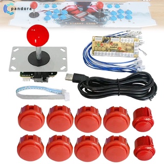 Arcade Buttons Game USB Encoder PC Joystick Controller DIY Kit for Mame Jamma Games