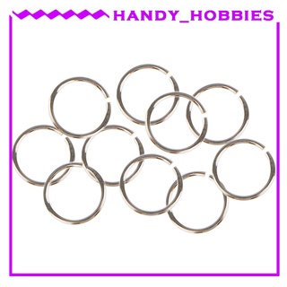 CHARMS lote de 10 anillos divididos para hacer joyas, 4 mm, 5 mm, 6 mm (6)