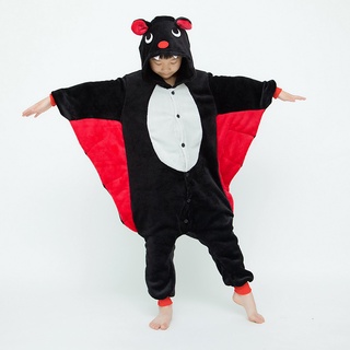 Kigurumi Bat Onesies Niños Pijamas Animal Onepiece Mono Niñas Anime Cosplay Disfraces