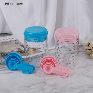 [jem] 7 cucharas medidoras de plástico tazas de cocina cucharas set de utensilios de cocina eui