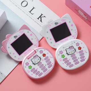 🅐🅓K688 Teléfono Celular Multifuncional Doble Tarjeta De Espera Adorable De Dibujos Animados Hello-Kitty Niños Teclado Para Niñas