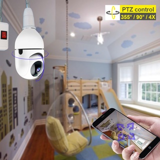 2mp E27 lámpara Wifi cámara De visión nocturna PTZ HD Two-Way like Baby Monitor De seguimiento Automático Para casa seguridad yidb REF01 (6)