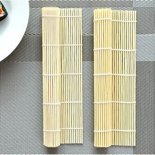 IVY Bamboo Rolling Mat DIY Onigiri rodillo de arroz Sushi rodillo de bambú Sushi Rolling Mat Maker cuadrado DIY Onigiri rodillo de arroz (2)