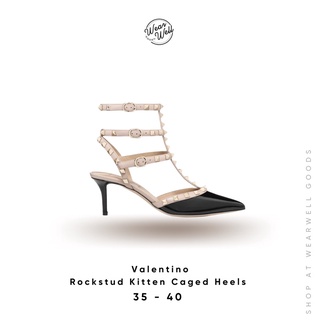 Valentino Rockstud - tacones enjaulados para gatitos