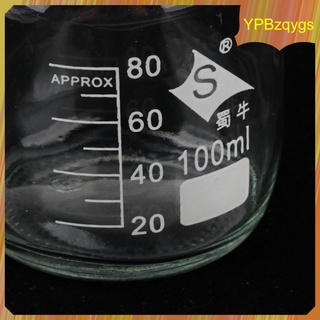laboratorio científico de boca ancha botellas redondas de vidrio reactivo, tarro de almacenamiento de laboratorio con tapas de tornillo 100ml/250ml/500ml/1000ml
