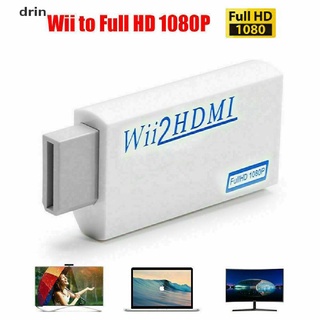 Drin Portátil Wii A HDMI Wii2HDMI Cable De Vídeo Completo HD TV Convertidor Adaptador De Audio MX