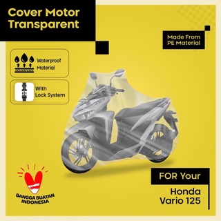 Cubierta de motocicleta transparente desechable plástico motocicleta cubierta Vario 125 Vario 150 Beat Nmax Pcx aerox