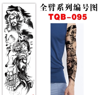 envíos rápidos brazo de manga completa tatuajes temporales, dragón oriental, flores de loto, hombres, mujeres tatuaje pegatina de la fuente del tatuaje manga del tatuaje (6)
