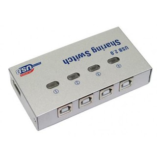 4 puertos USB/interruptor automático impresora 4 puertos 1-4 puertos