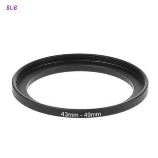 BUB 43mm a 49mm Metal Step Up anillos adaptador de lente filtro cámara herramienta accesorios nuevo