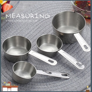 Bl 4 pzs cuchara medidora de acero inoxidable/cuchara para cocina/utensilios de cocina