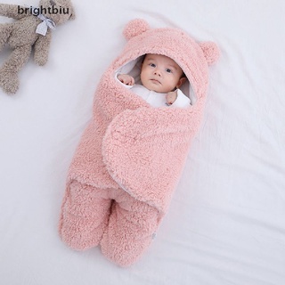 [BiuBiu] Saco de dormir de bebé Ultra suave de lana esponjosa recién nacido recepción manta Boutique