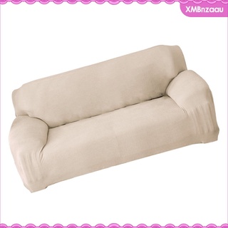 [zaau] funda de sofá de 3 plazas gruesa todo incluido, color sólido