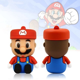 Super Mario U Disk 64GB 32GB 16GB 8GB Pendrive 2.0 Thumb Stick Almacenamiento de memoria Lindo U Disk