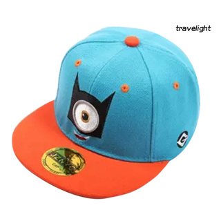 [tl] gorra de béisbol ajustable con bordado de dibujos animados para niños/gorra de hip-hop (9)