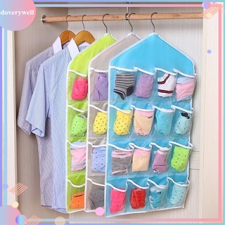 Dove_Closet Multi-role colgante bolsa calcetines sujetador ropa interior Rack percha organizador de almacenamiento (1)