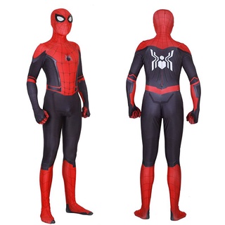 peter parker adulto niños spider man lejos de casa cos disfraz spiderman mono de halloween fiesta cosplay (4)