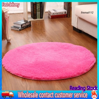 FI*120cm alfombra suave redonda esponjosa antideslizante alfombra alfombra cojín decoración de dormitorio
